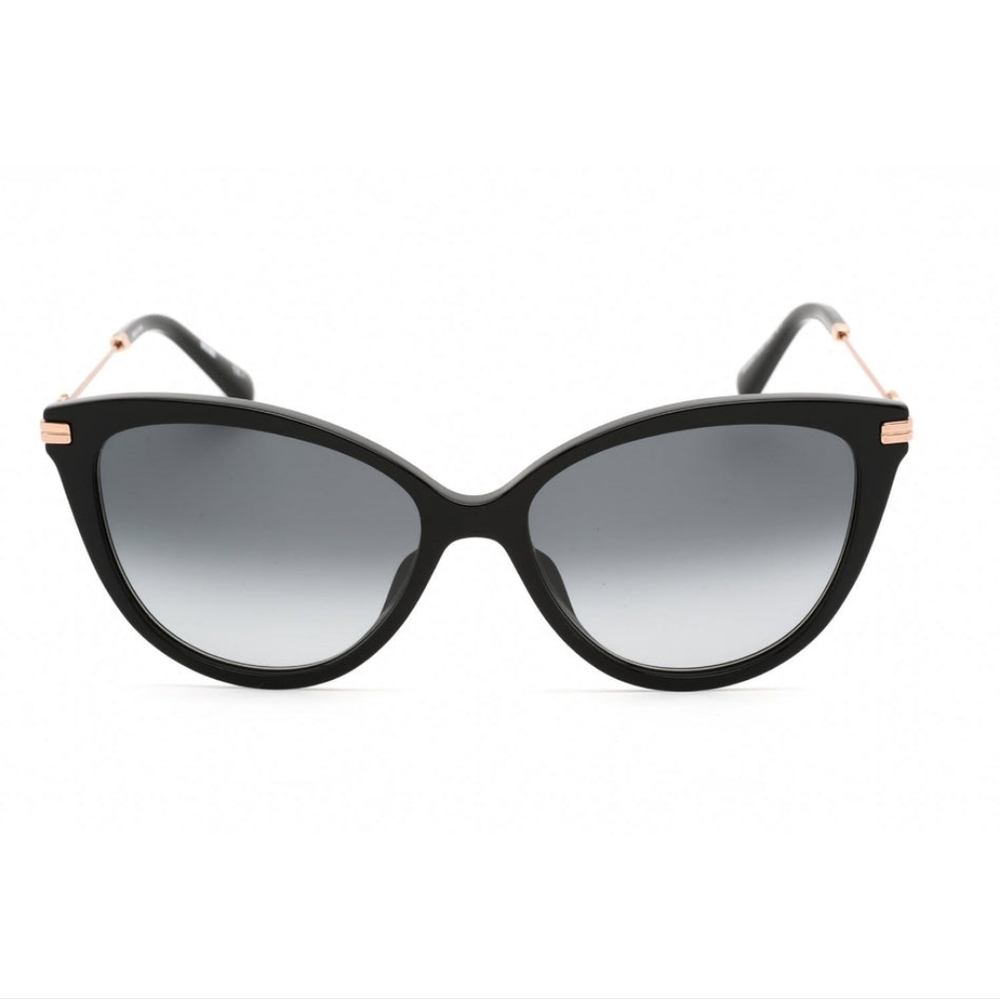 MOSCHINO- MOS069/S SUNGLASSES BLACK / GREY WOMEN'S - Picture 3 of 9